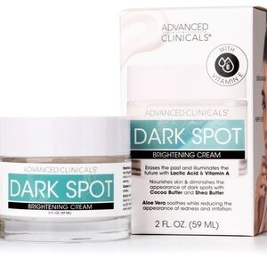 Advanced Clinicals Dark Spot Face Brightening Cream, NEW SEALED